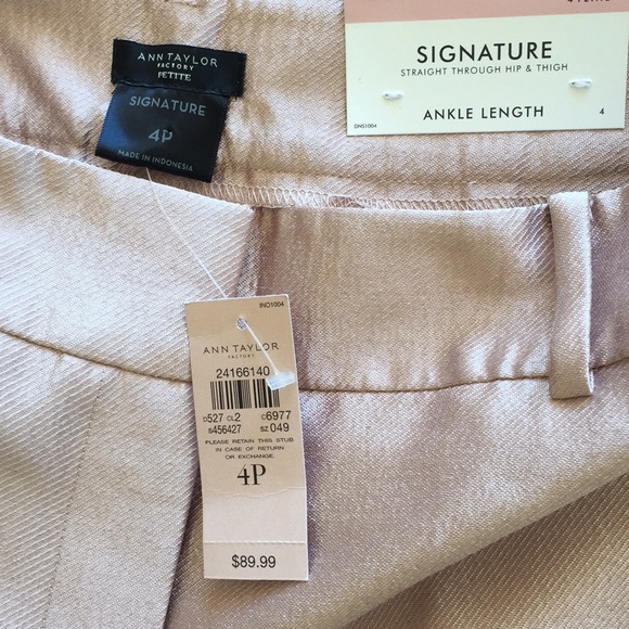 Ann Taylor Shimmery Pink Pants - Picture 5 of 16